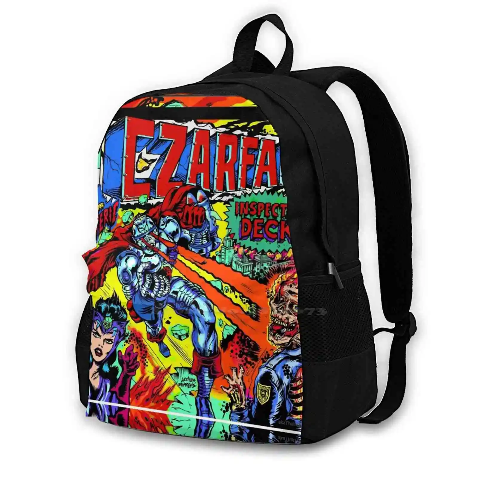 Inspectah Deck 7l & Esoteric = Czarface Fashion Travel Laptop School Backpack Bag Inspectah Deck 7l Esoteric Czarface