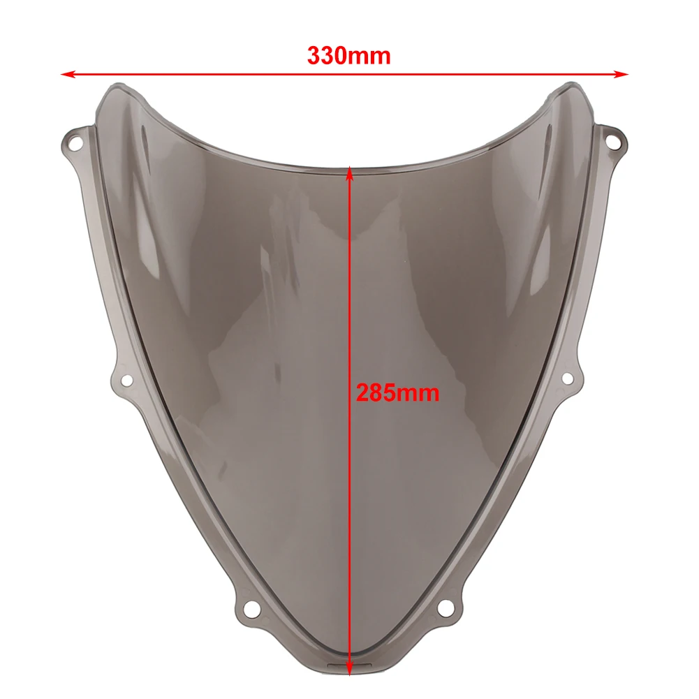 Brown Motorcycle Windshield Windscreen For Suzuki GSXR600 GSXR750 GSX-R 750 600 2006-2007 K6 Double Bubble ABS