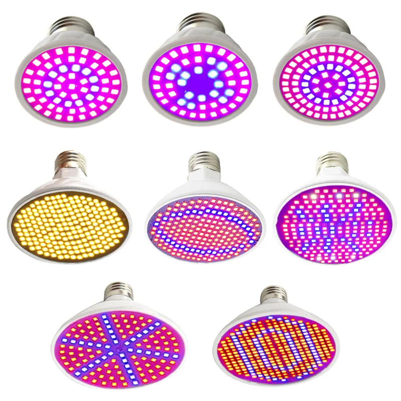 

200/300 LED Plant Grow light full spectrum Flower growing lamp E27 bulb for indoor plant bulbs phyto lamp Hydroponic lighting