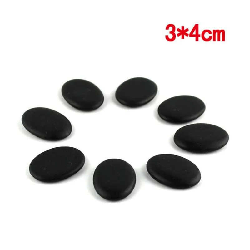 16 pcs Energy Massage Stones Massage lava Natural Energy Massage Set Hot Spa Rock Basalt Body Beauty Guasha Health Care Stone