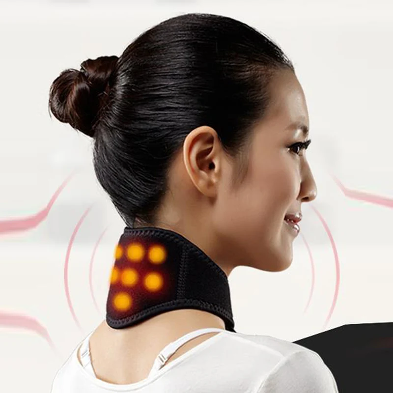 Spontaneous heat neck with magnetic therapy and health protection heat, cervical pain, neck stiffness of neck collar