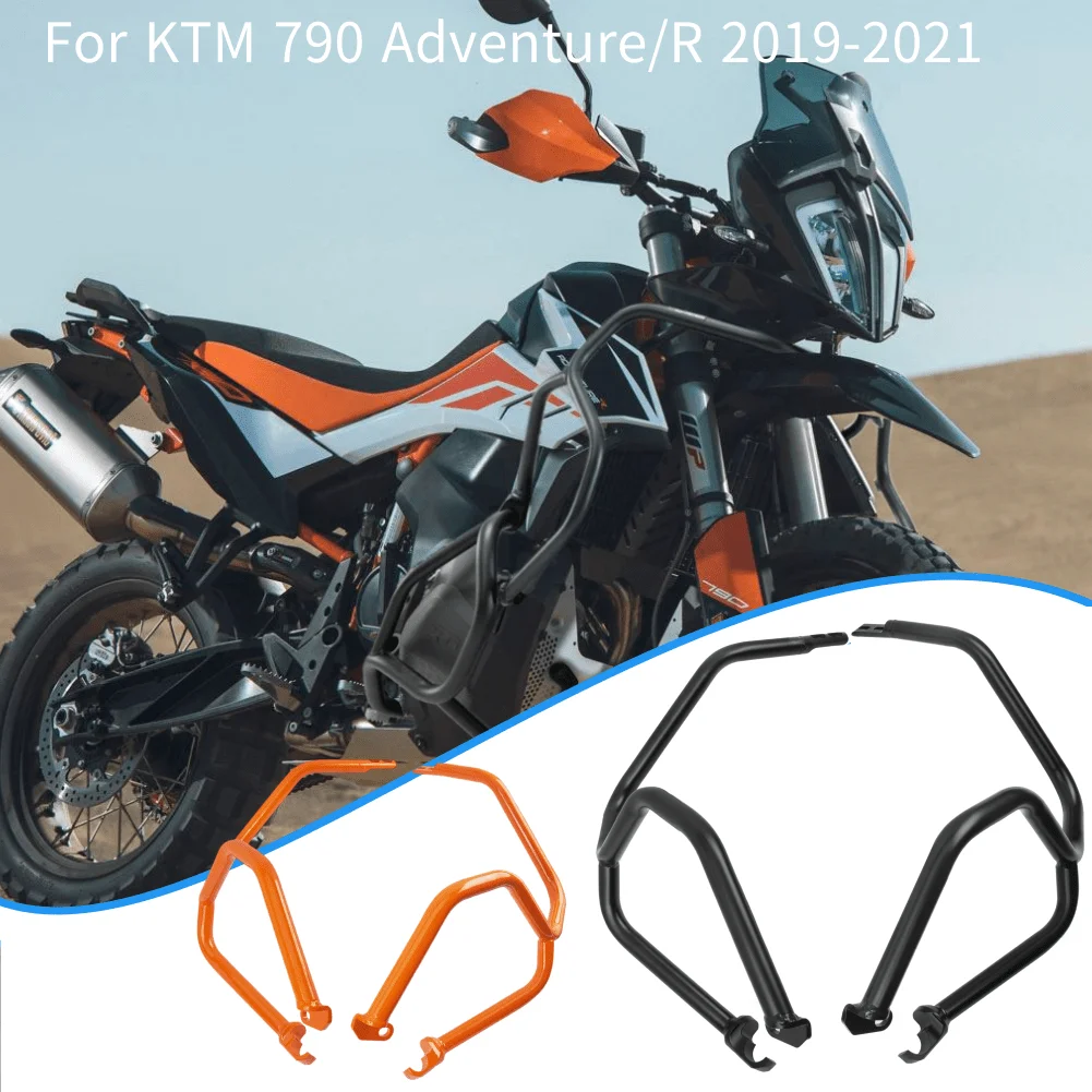 

Motorcycle Upper Engine Guard Crash Bars Bumper Frame Protector Fairing For KTM 790 Adventure R 790 ADV 2019-2023 2020