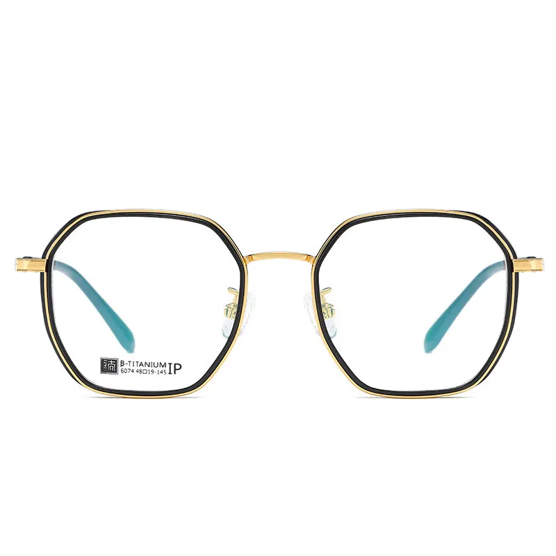 Reven Jate 6074 Titanium Optical Eye glasses Ultem Flexible Super Light-Weighted Prescription Optical EyeGlasses Frame