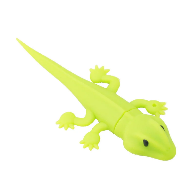 USB Flash Drive Green Lizard 4GB 8GB 16G 32GB 64GB Gecko USB 3.0 Flash Drive High Speed Memory Card USB Stick Disk Pendrive Gift