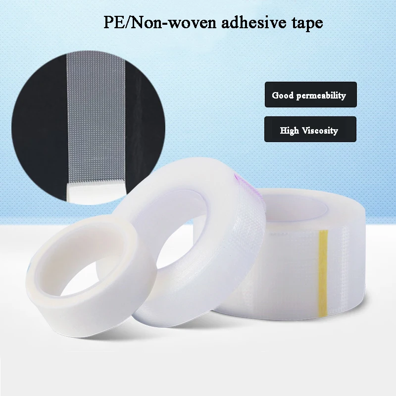 

2Pcs Tattoo Accessory Eyelash Extension Lint Breathable PE Non-woven Cloth Adhesive Tape for False Lashes Patch Makeup Tools