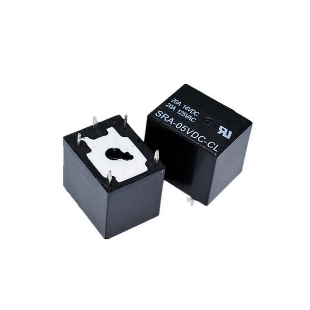 

5PCS SRA-05VDC-CL SRA-12VDC-CL SRA-24VDC-CL DIP5PIN 5V 12V 24V 20A DC Power Relay Automobile relay