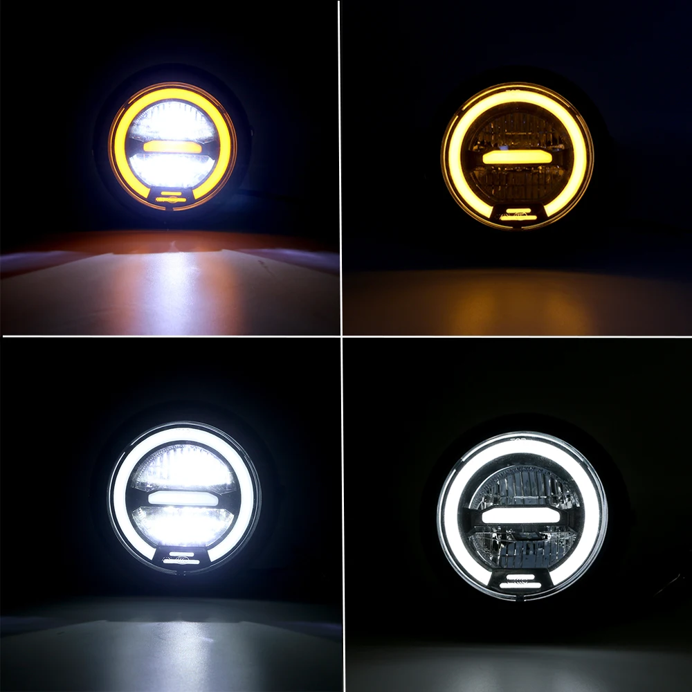 6.5 inch Universal Cafe Racer Vintage Motorcycle LED Head lamp Headlamp distance light Refit motorcycle headlight Cafe Racer