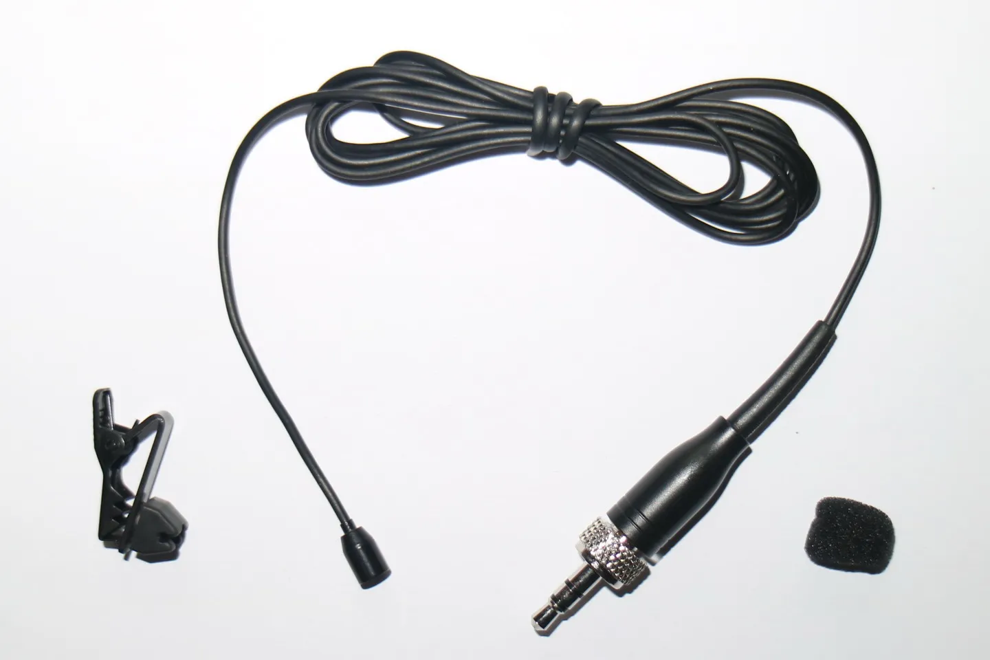 Professional WL185 Omnidirectional Lavalier Microphone for Sennheiser sk100 G1 G2 G3 G4 Wireless Black Color