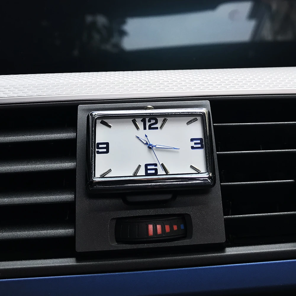 Car Clock Quartz Automobiles Interior Stick-On Watch High Grade Auto Vehicle Dashboard Time Display Clock In Car Accessories