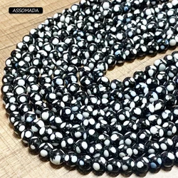 ASSOMADA Speckle Beads For Jewelry Making Handmade Bracelet Necklace Earrings Glass Bead DIY Jewelry Materials Accessories