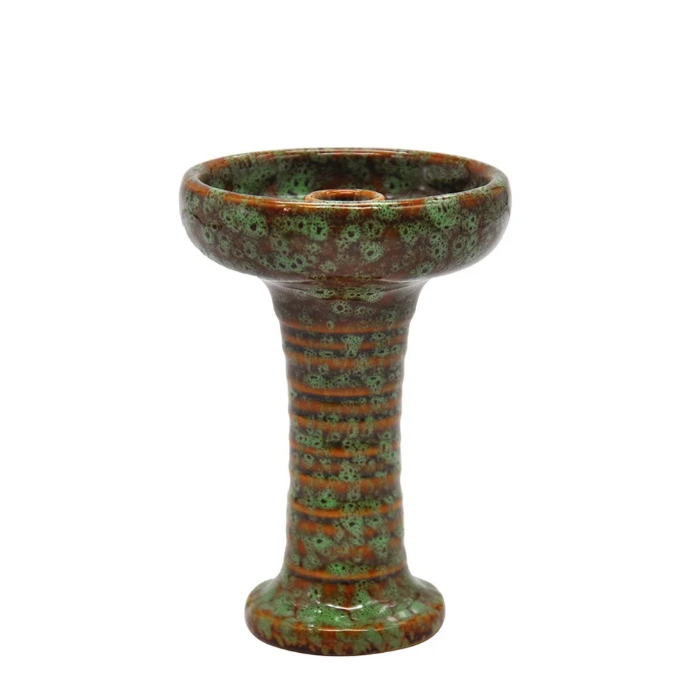 Ceramic Hookah Bowl  Clay Phunnel Shisha Tobacco BowlHead Shisha Narguile Accessories