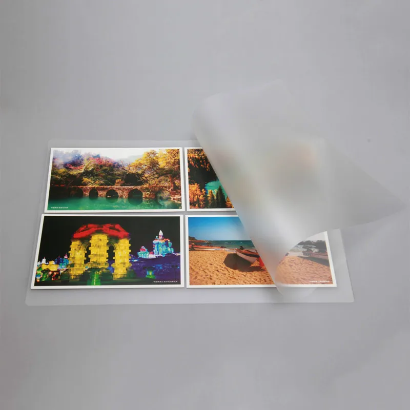 60 Mic A4 Pet / Photos / Documents / Certificates / Pictures Heat-sealing Film Thermal Packaging Paper 50pcs / Batch Photo Film