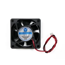 1pcs 6025 DC Cooling fan Brushless 60mm DC 5V 2-Pin 60*60*25mm CPU Case Cooler Mini fan for 3D Printer parts Mini fan