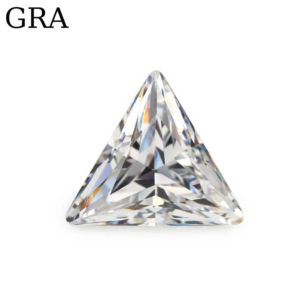 Moissanite White D Color Excellent Triangle Automatic Cut VVS1 Loose Diamond Pass Tester Gems Stone For Jewelry Making