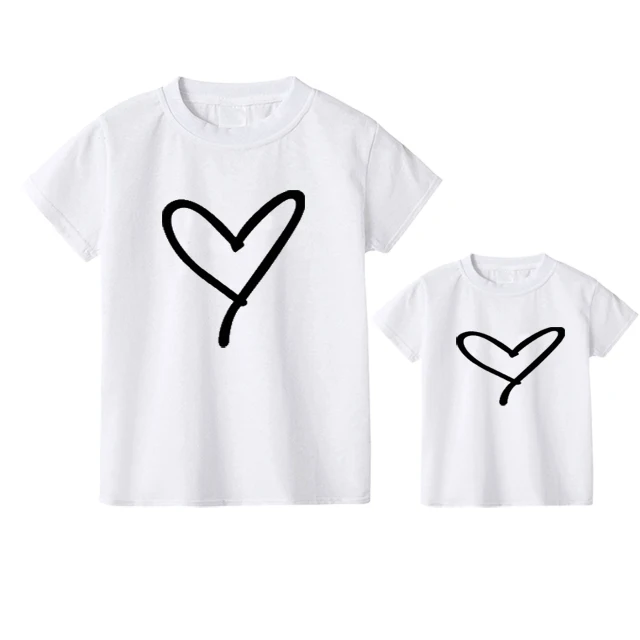 Summer Family Matching Clothes Mommy And Me T Shirt Mother Daughter Son Outfits Mum Mom T-Shirt Baby Girl Boys T Shirt