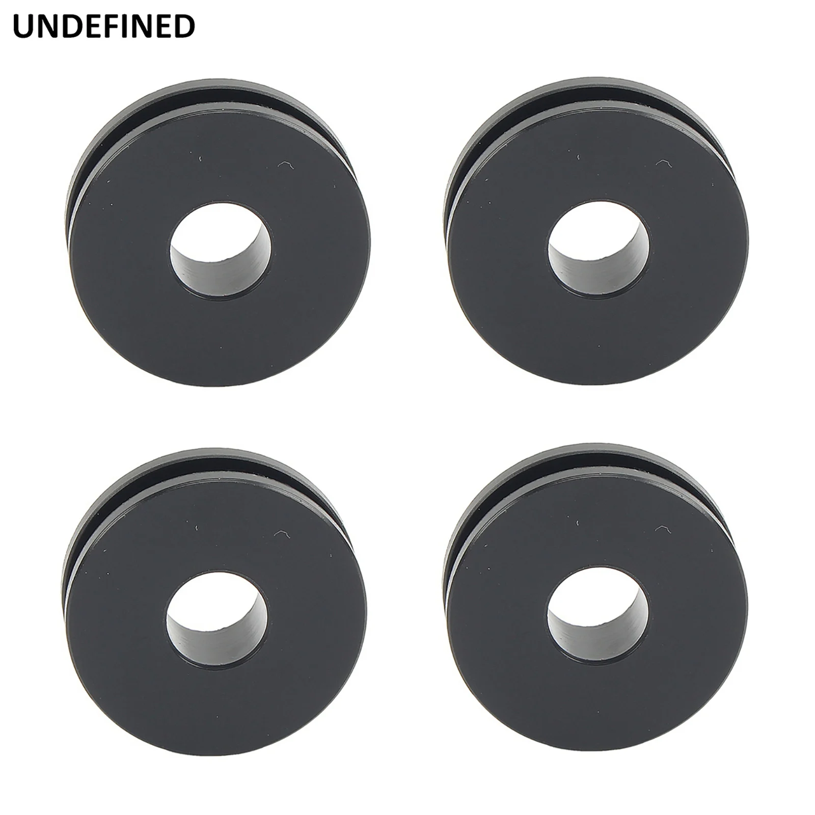 4pcs Motorcycle Windshield Mounting Bushing Grommets POM Plastic Black Accessories For Harley Heritage Softail FLSTC Road King