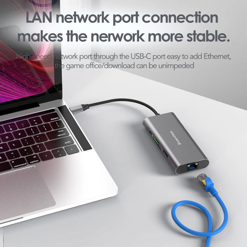 Док-станция для MacBook Pro, USB 3,0, разветвитель, USB 3,1