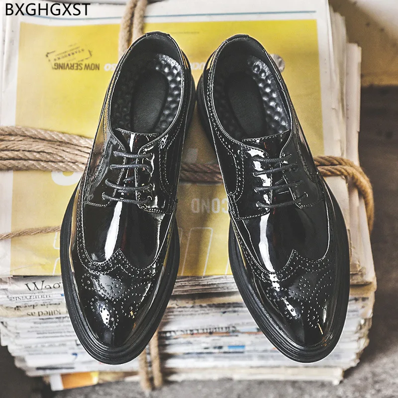 

Роскошные кожаные туфли, мужские классические итальянские рандомные туфли для мужчин 2024, модные мужские черные классические туфли, Sapato Social Masculino