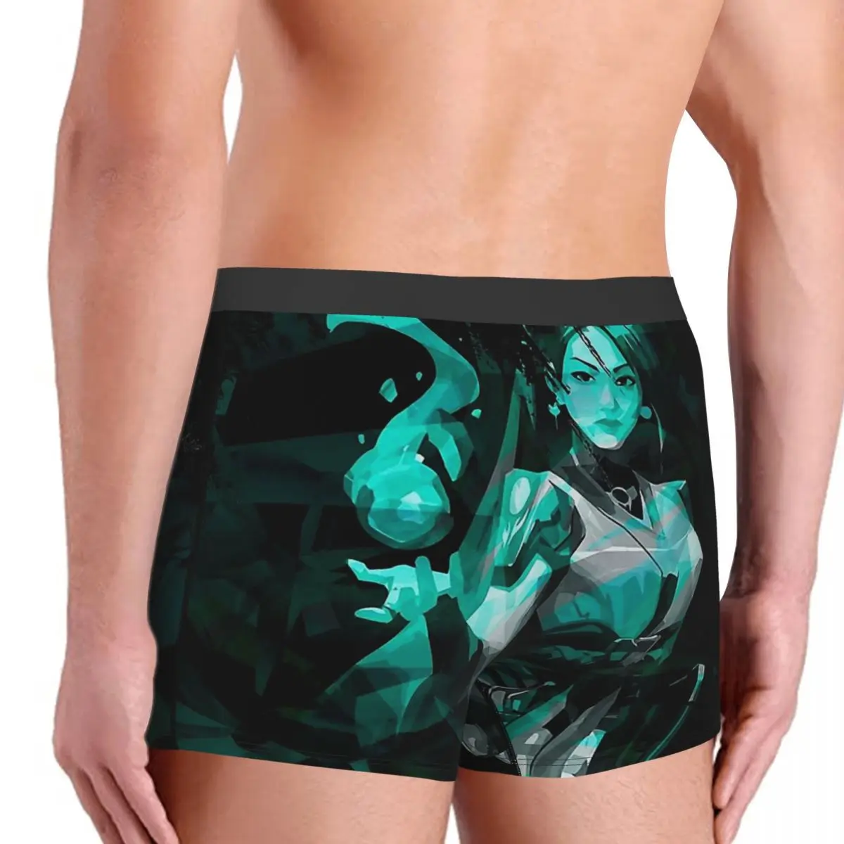 Sage Agent Valorant First-person Shooter Game Underpants Breathbale Panties Male Underwear Comfortable Shorts Boxer Briefs