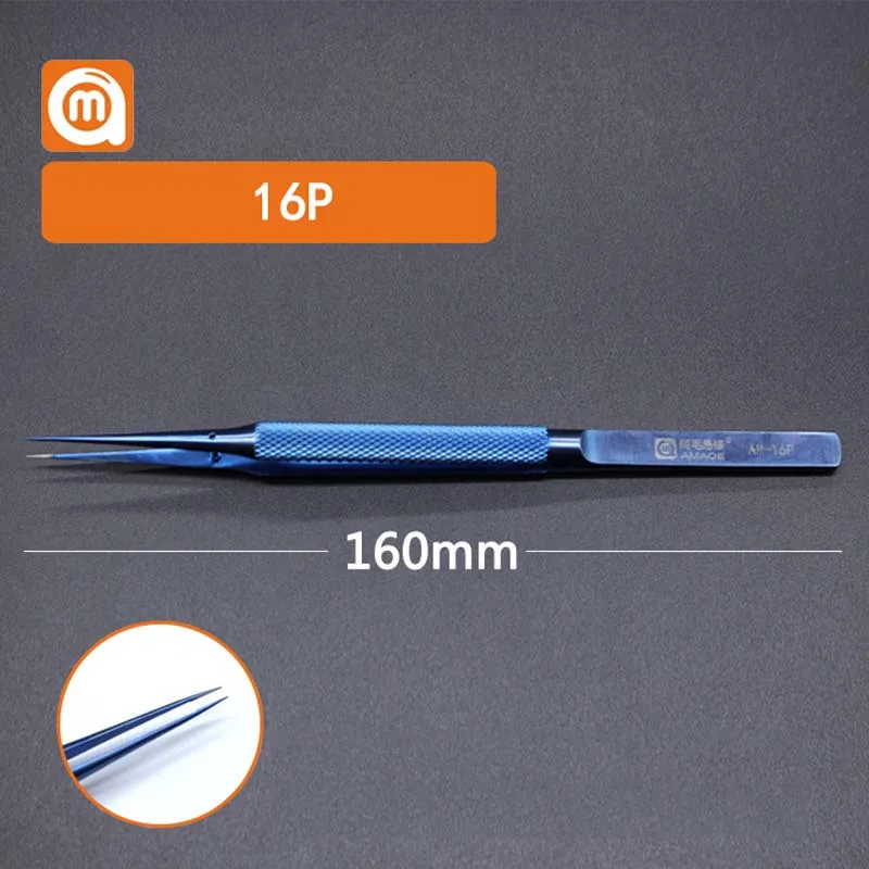 Titanium Alloy  Tweezers Professional Repair Fingerprint Fly Line Phone Motherboard Precise Antimagnetic Electronics Tweezers