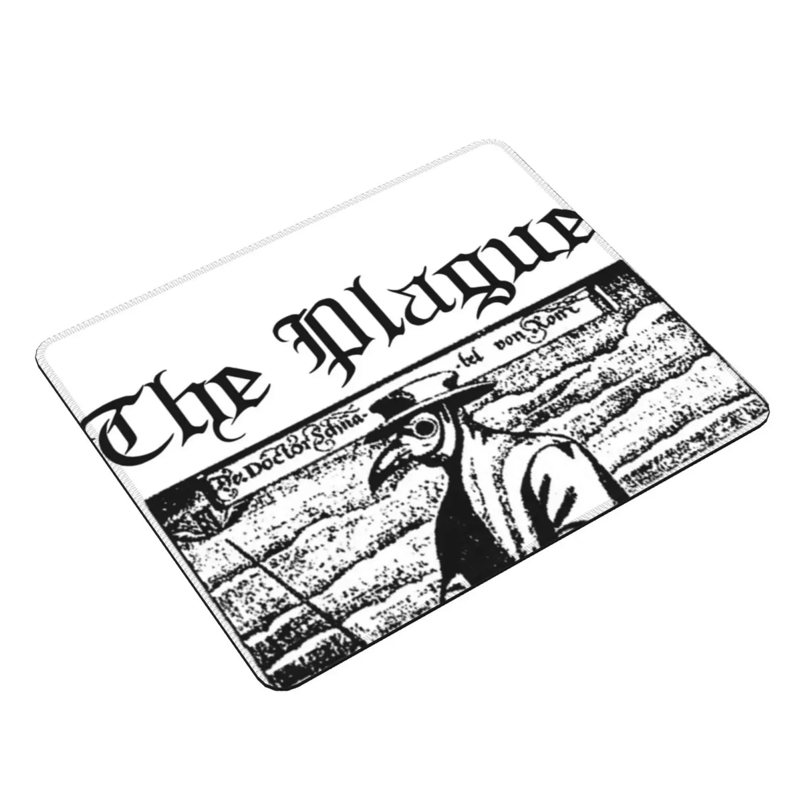 The Plague Mouse Pad DIY Print Cushion Goth Gothic Moonmausoleum Darkdreamsbooks Antic Medival Middle Ages