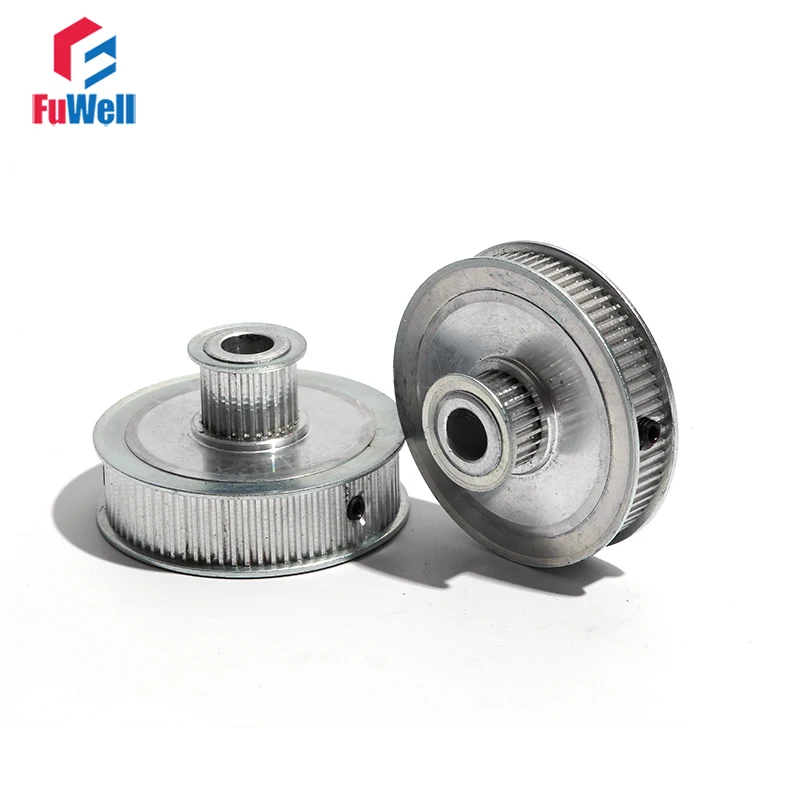 

Timing Pulley 2GT-24T 72T Double Head 8/10mm Bore Toothed Belt Pulley Aluminum Alloy GT2 24Teeth 72Teeth Transmisson Pulley