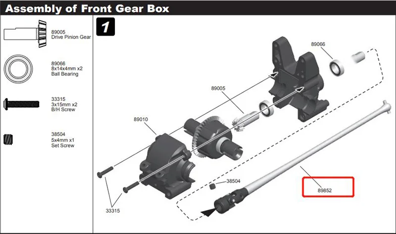 

Original OFNA/HOBAO RACING 89852 Center Drive Shaft Set FOR HYPER 1/8 8SC ELECTRIC SHORT COURSE