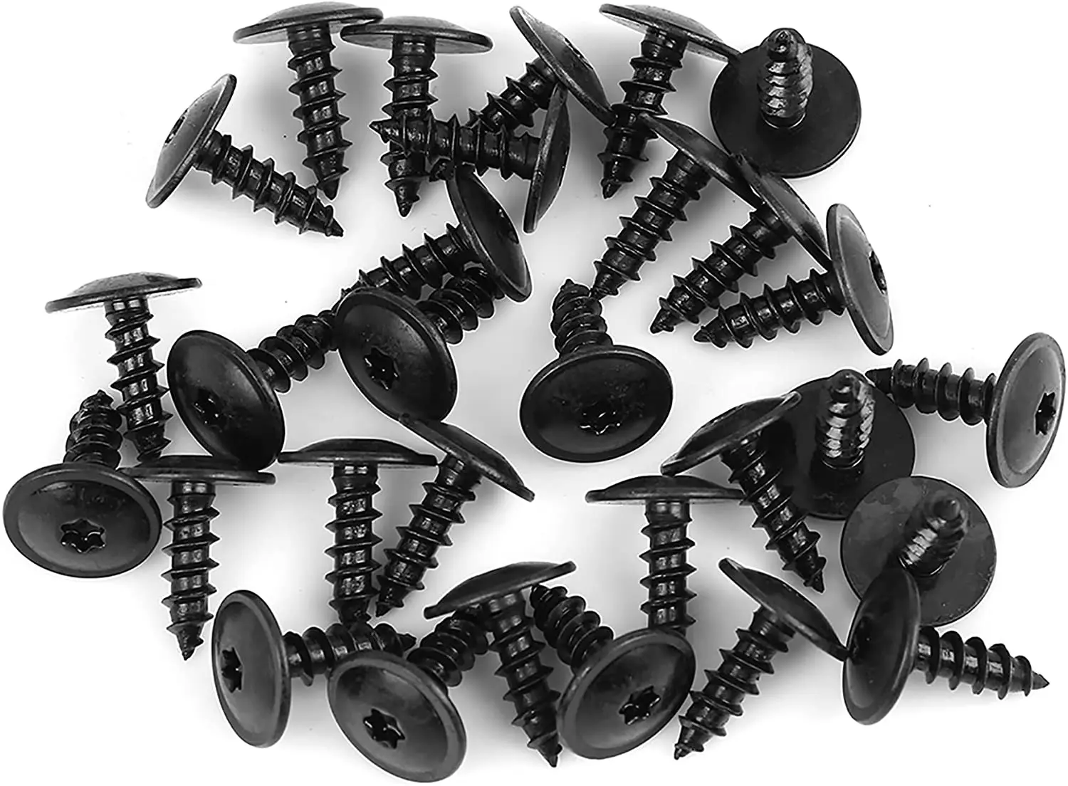 

10pcs Fender Liner Splash Clips Torx Truss Head Tapping Screws for VW N90974701