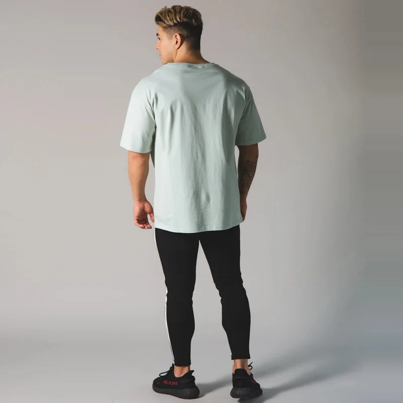 LYFT New Running T Shirts Men Bodybuilding Joggers Gym Clothing Cotton Fitness Long Sleeve T Shirt Sport Shirt Men