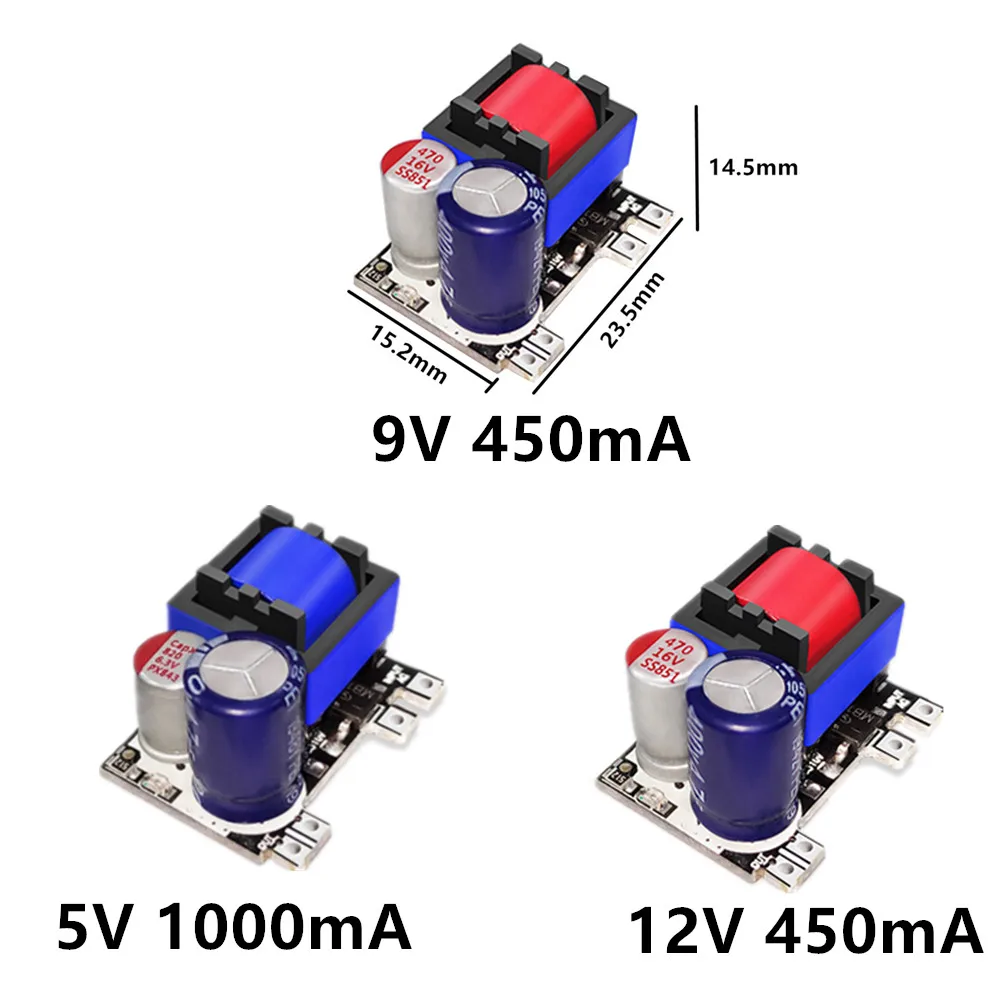 AC-DC 5V 700mA 12V 450mA 9V 500mA 3,5W Präzisions-Abwärtswandler AC 220V zu 5V DC Step-Down-Transformator Netzteilmodul – Detail 15