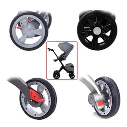 Stroller Wheel Or Wheel Tire For Stokke Xplory V3 V4 V5 V6 Dsland Pushchair Front Rear Wheel Baby Buggy Replacement Accessories