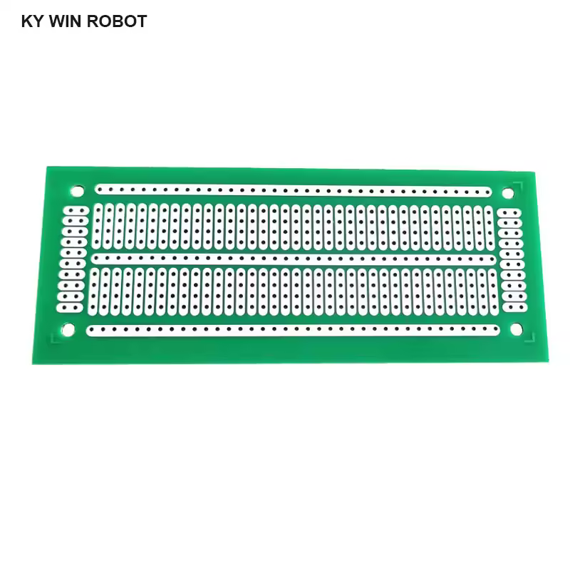 1pcs DIY 4.7*11.6CM ירוק יחיד צד אב טיפוס נייר PCB האוניברסלי מטריקס ניסוי המעגלים 47x116MM עבור Arduino