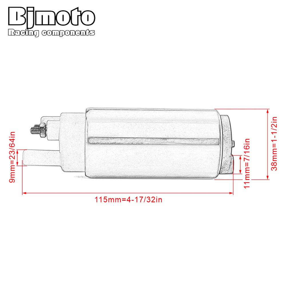 BJMOTO Motorcycle Fuel Pump For Yamaha XV1900CU (Raider S) 2008-2016 XV1900CT (Stratoliner S) 2006-2010/2012-2016 1D7-13907-00