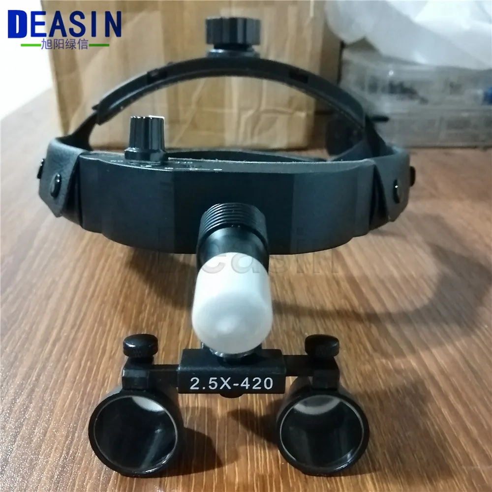 

High-quality Dental Loupes with Surgical LED Headlight for Ent Medica operation lamp 3.5 times2.5 times doctor's surgery