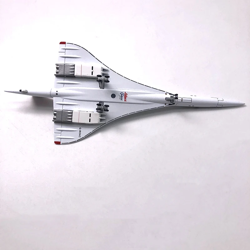 Diecast 1:400 Supersonic Aircraft Concorde Simulation Alloy Model Desktop Display Aviation Gifts Collectibles Souvenirs