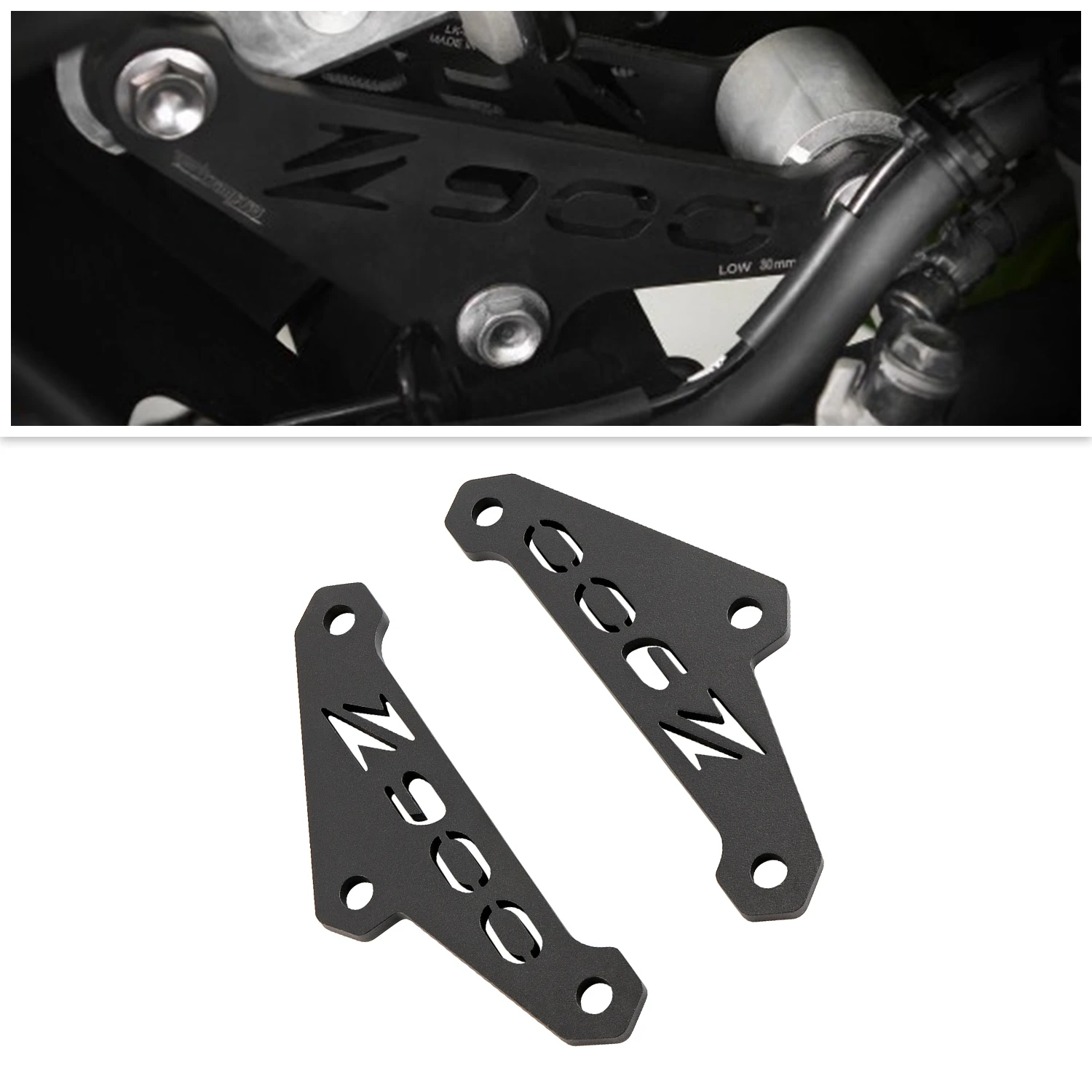

For Kawasaki Z900 2017-2021 Z900RS 2017-2021 Motorcycle Rear Adjustable Suspension Drop Link Kits Lowering Kit 30mm lower