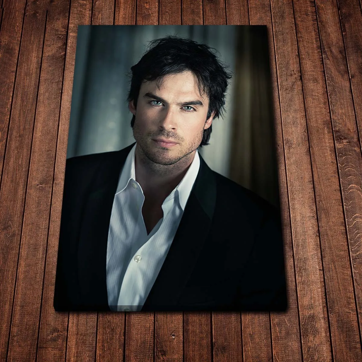 

Damon Salvatore Ian Somerhalder Star Posters Pictures Canvas Wall Art Home Decor Paintings Living Room Decoration Accessories