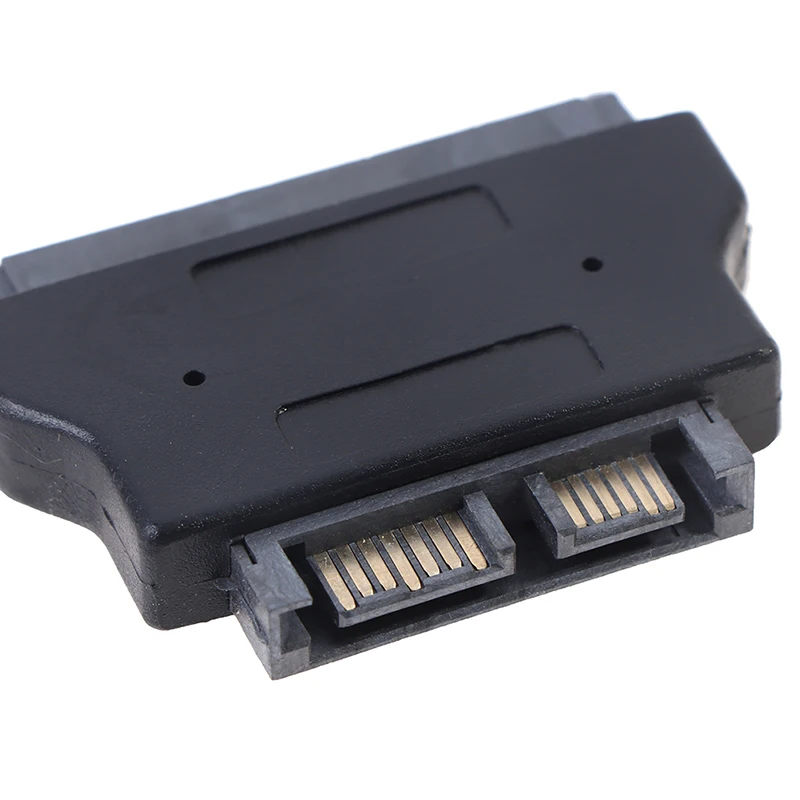 Адаптер Slim SATA 7 + 15 серии «Мама» к 7 + 6 «папа» SATA 22Pin до 13Pin для настольного ПК, ноутбука, HDD, жесткий диск Адаптер Slim SATA 7 + 15 серии «Мама» к 7 + 6 «папа» SATA 22Pin до 13Pin для настольного ПК, ноутбука, HDD, жесткий диск