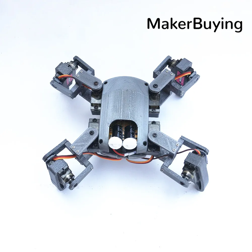 Four-legged Spider Robot mg90s kit Maker Nodemcu Education WIFI Can Phone control