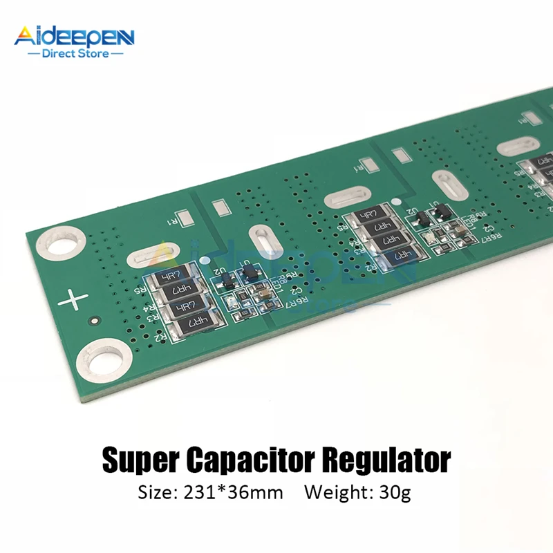 Jednorzędowa płytka zabezpieczająca przed równoważeniem kondensatora Super Farad 2,5 V 2,7 V 2,85 V 3 V 360F 400F 500F 700F płytka zabezpieczająca