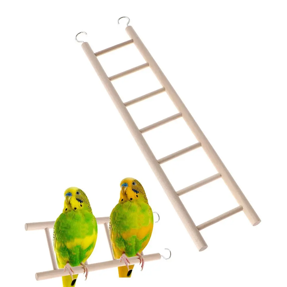 Birdcage Wood HandCraft Bird Supplies Climbing Ladder Hamsters Toy Parrot Toys