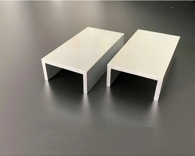 U-shape  Aluminum, 35mm x 25mm x 2mm,Outer width 35mm, length 50cm,aluminum alloy glass covered edge strip