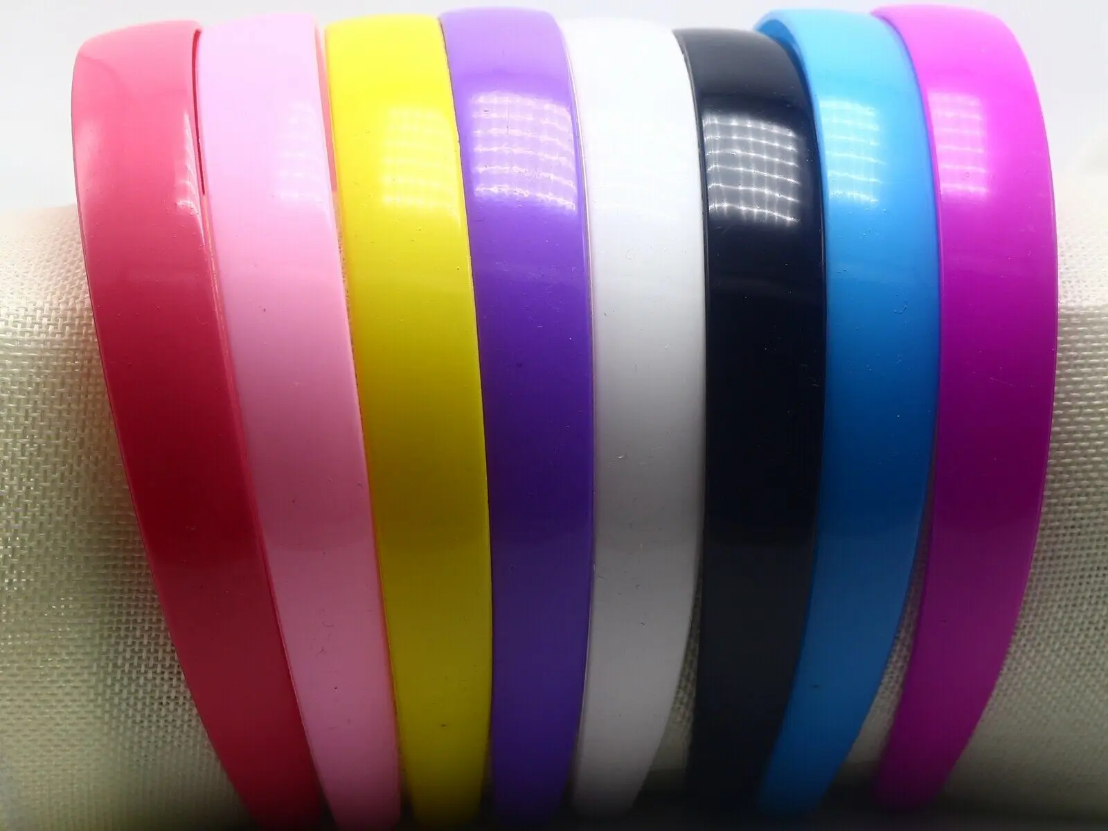 6 Pcs Plastic Wide Alice Hair Band Headbands 20mm(3/4\