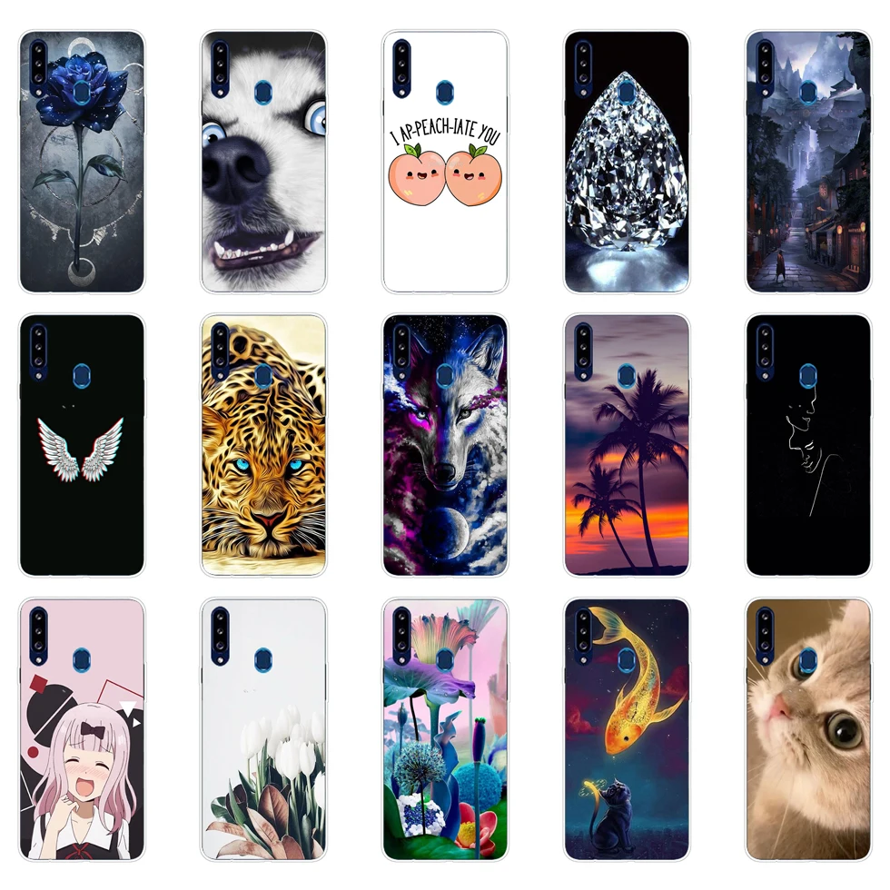 Case For Samsung Galaxy a20E Case cover Silicon soft tpu coque on For Samsung A20 A20s a207 SM-a207f bumper copas shockproof 8