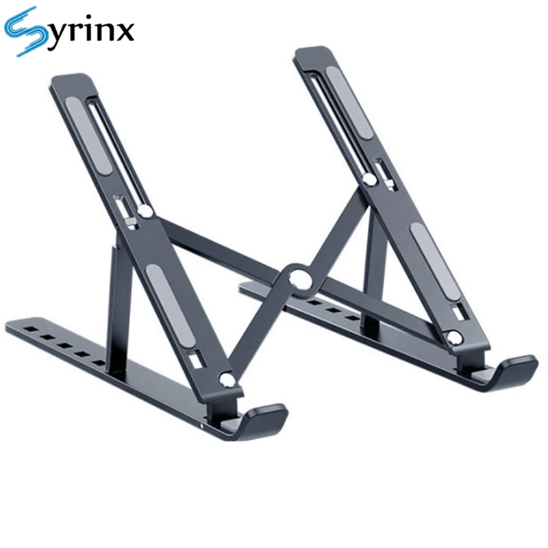 Supporto per laptop Rack X Style Scrivania pieghevole regolabile in lega di alluminio per supporto per notebook desktop da ufficio MacBook Pro Air