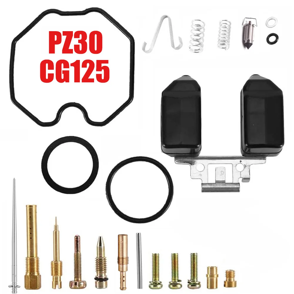 Motorcycle Keihin Carburetor PZ26 PZ27 PZ30 Repair Kits CG125 CG150 CG250 Carb For HONDA CG Carburetor Repair Kit