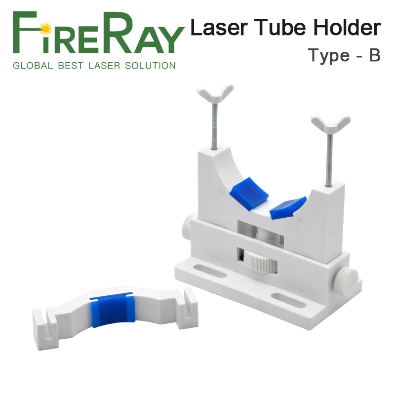 FireRay Co2 Laser Ống Giá Đỡ Hỗ Trợ Điều Chỉnh Dia.50-80Mm Gắn Nhựa Dẻo Hỗ Trợ Cho CO2 Khắc Laser Máy