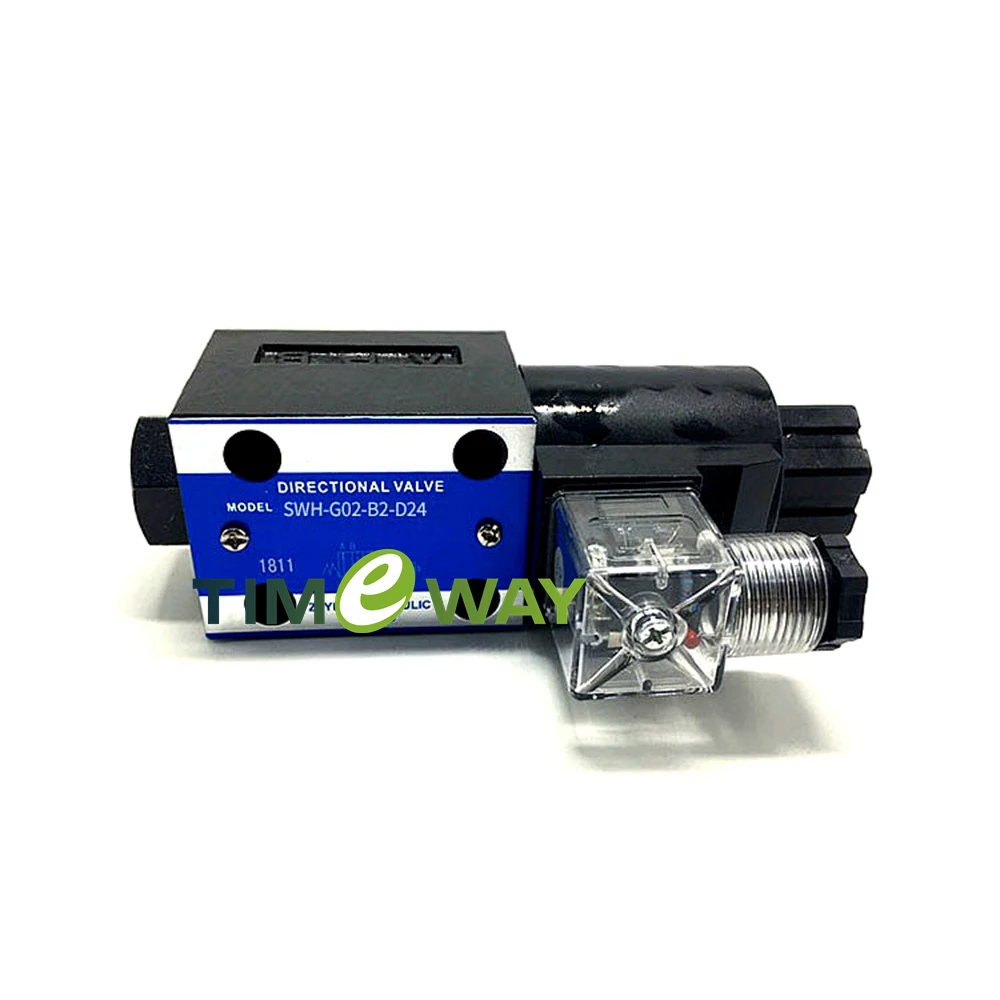 

SWH Hydraulic Valve SWH-G02-D2-20 Solenoid Directional Control Valve DC24V AC220V AC24OV