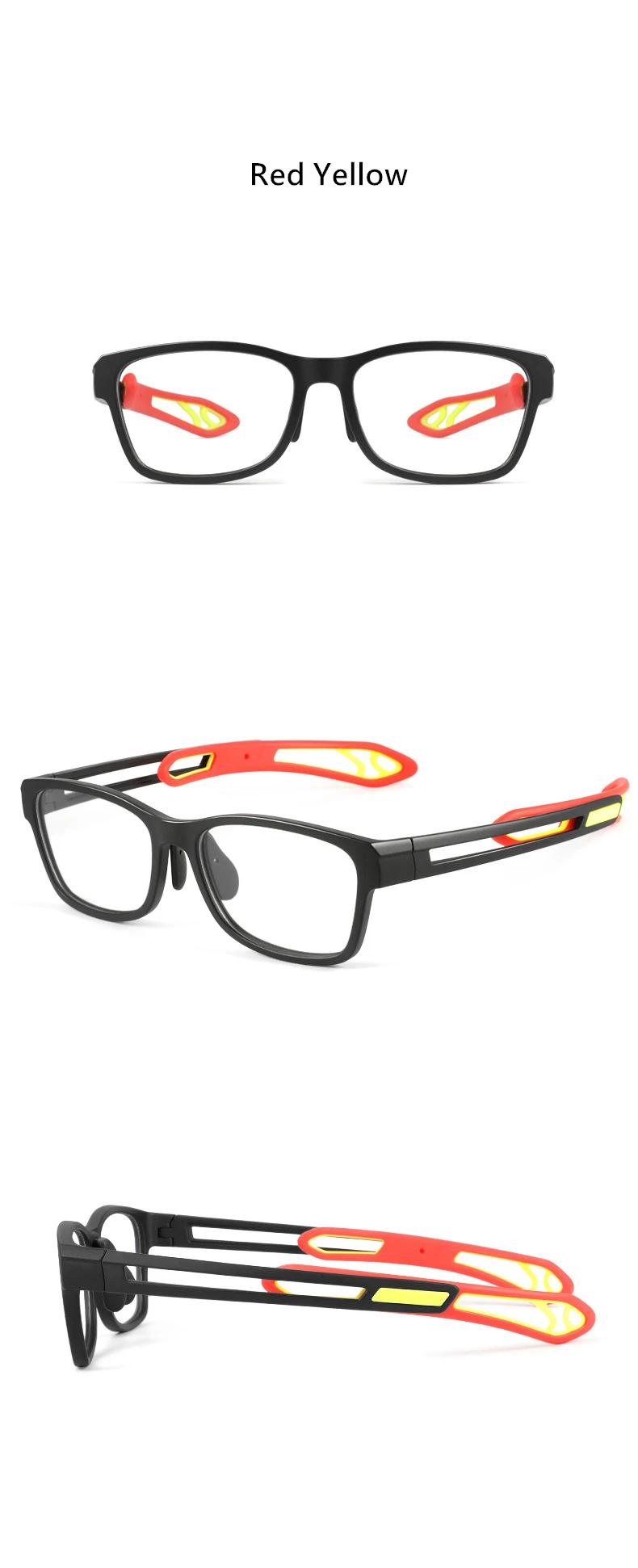 Männer Und Frauen Mode Im Freien Reiten TR90 Brille Nicht-Slip Myopie Basketball Sport Brille Super Licht Und Komfortable YD1927 – Detail 10