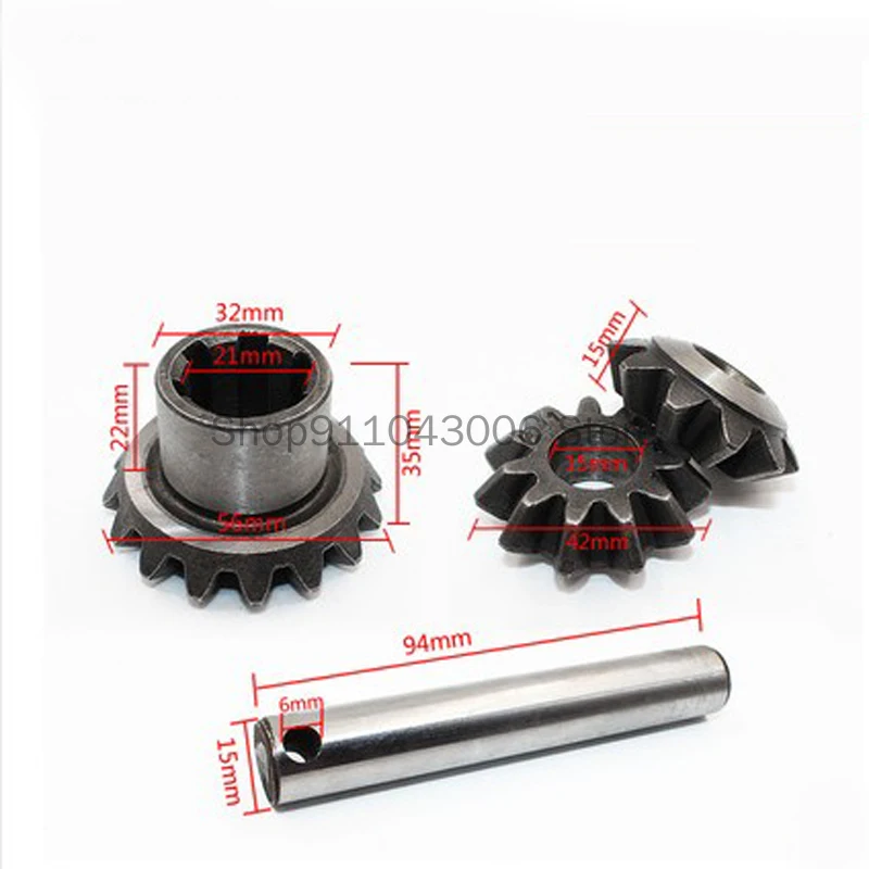 Electric Tricycle Accessories Differential Planetary Gear Box Rear Axle Gear Bevel Gear